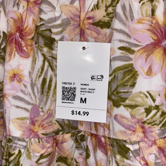 floral summer skirt - Picture 2 of 2